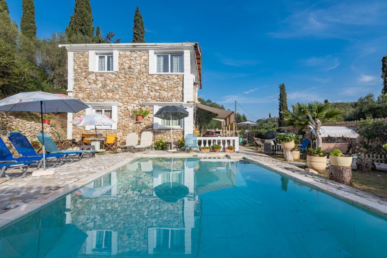 Stelios Stone House Sinarades Villa Kouramades Luaran gambar