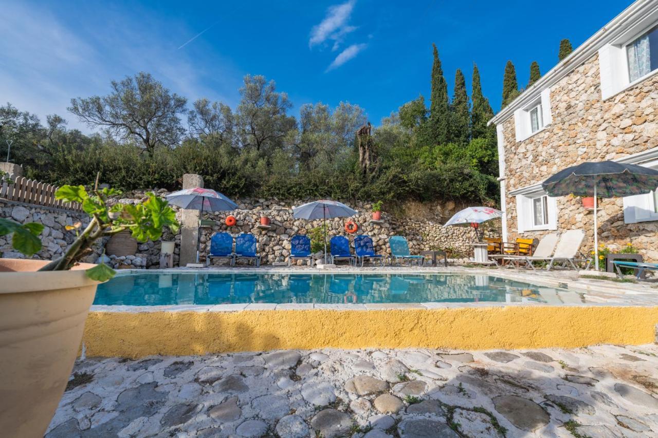 Stelios Stone House Sinarades Villa Kouramades Luaran gambar