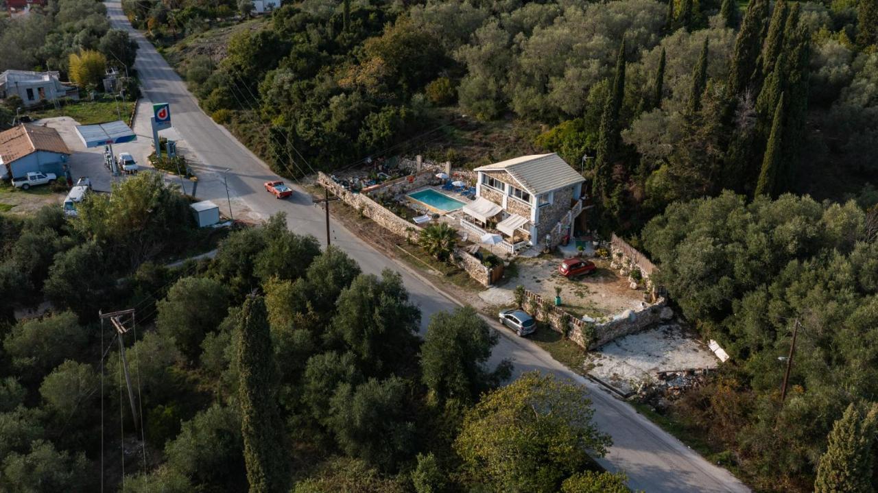 Stelios Stone House Sinarades Villa Kouramades Luaran gambar